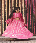 Fushsia Pink Lehenga Set