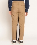 Varsity Chic Beige Striped Side Detail Trousers for Boys