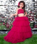 Enchanted Garden Rani Lehenga Set