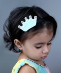 Cerulean Senorita Crown Crystal Hair Band 