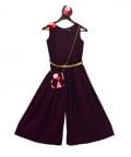 Maroon Linen Jumpsuit