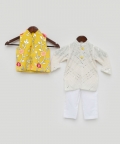 Mirror Embroidered kurta pyjama set 