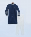 Silk Ajkan and Pant Set