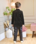 Black Velvet Bandgala and Pant