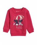 Girls Sweatshirt Fuchsia 