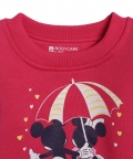Girls Sweatshirt Fuchsia 