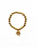 Free size stone jhumka hanging bracelet