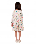Polka Dot Printed Tier Dress