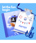 Personalised Nautical Dreams Bath - White