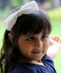 Embellished Ivory Hairband 
