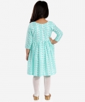 Vastramay Girls Chikankari Cotton Kurta And Leggings Set