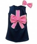 Pink Big Bow Dress