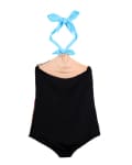 Printed Maillot With Blue Boe