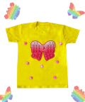 Kids Pop It T-Shirt-Yellow