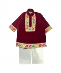Velvet kurta set