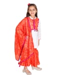 Embroided Net Kurta With Bhandhani Sharara