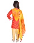 Bandhani Kurta With Straight Pant
