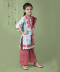 Kurta Set For Girls With Sling Bag