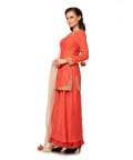 Orange Kurta Sharara Set