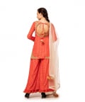 Orange Kurta Sharara Set
