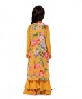 Yellow Kurta Sharara Set For Kids