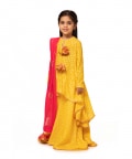 Yellow Kurta Set  For Kids