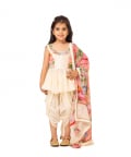 Floral Dhoti Set For Kids