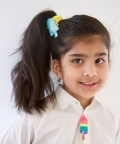 Popsicle Hair Ties,Light Blue
