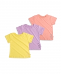 Pastels-Set Of 3 Girl Tees