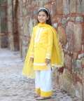 Yellow Chikankari Kurta Set