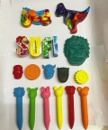 The Marbled Name Krayon Per Letter Crayons