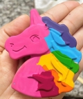Jumbo Unicorn Crayon - 1 Piece (Random)