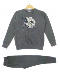 Eye Mask Embroidered Jogger Set