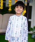 Block Print Asymmetrical Kurta Pyjama