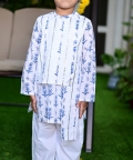 Block Print Asymmetrical Kurta Pyjama