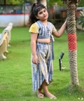 Girls Shibori Plazzo Top Set