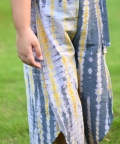 Girls Shibori Plazzo Top Set