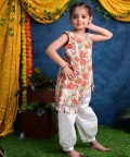 2Pc Kurta With Tassels And Pyjama Set