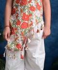 2Pc Kurta With Tassels And Pyjama Set
