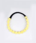 Yellow Floral Beaded Headband - Sunshine Blooms