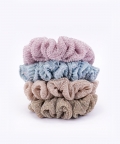 Sparkling Sheen Scrunchie Set - Set of 4 Scrunchies