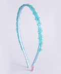 Floral Sequin Hairband - Ocean Green