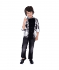 Monochrome printed shirt
