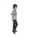 Monochrome printed shirt