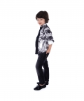 Monochrome printed shirt