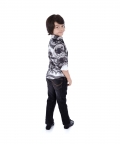 Monochrome printed shirt
