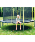 Plum 10ft Wave Springsafe Trampoline And Enclosure