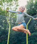 Plum 10ft Wave Springsafe Trampoline And Enclosure
