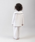 Old School Sleep Suit in Pearl