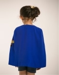 Monkey Embroidered Cape 